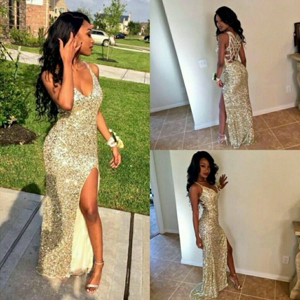 Gold Dress for prom or special event