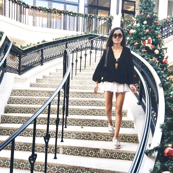 Nasty Gal Tops - HP🎉[nasty gal] lush brand open front draped top