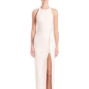 Elizabeth and James Amya Lace up Gown