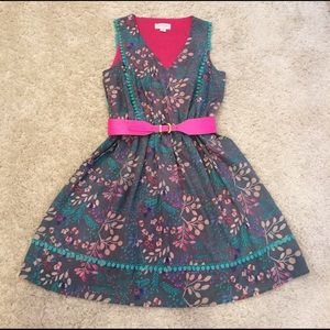 Jessica Simpson Grey Floral Print Dress!