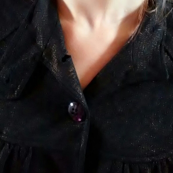 One button la too short sleeve jacket - Picture 3 of 3