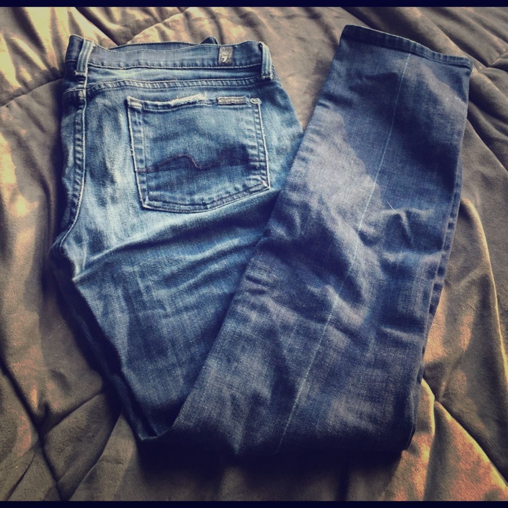 7 For all Mankind Straight Leg Jeans