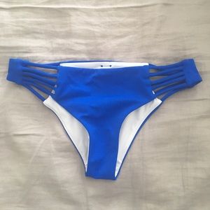 Blue VS bikini bottoms