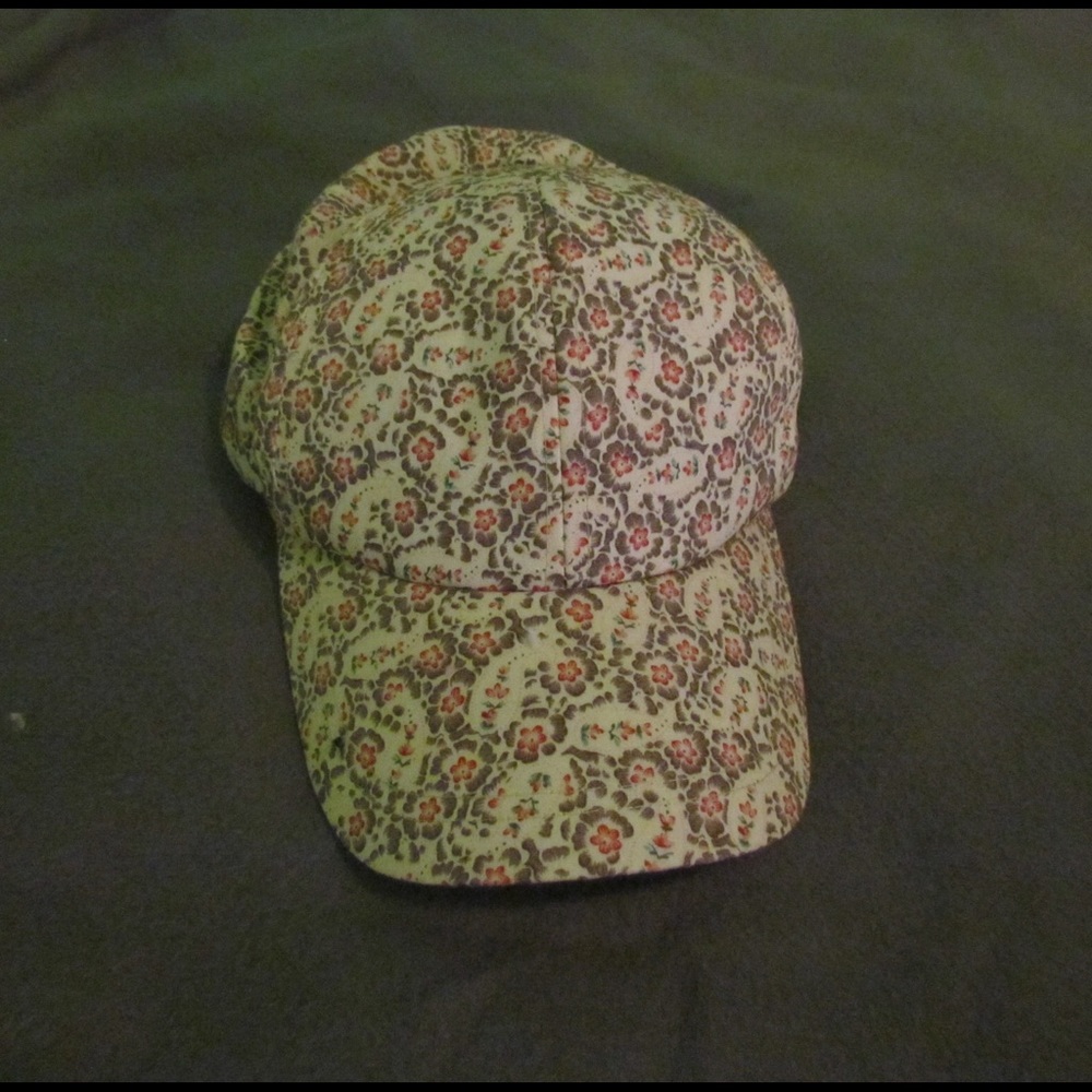 Floral baseball cap