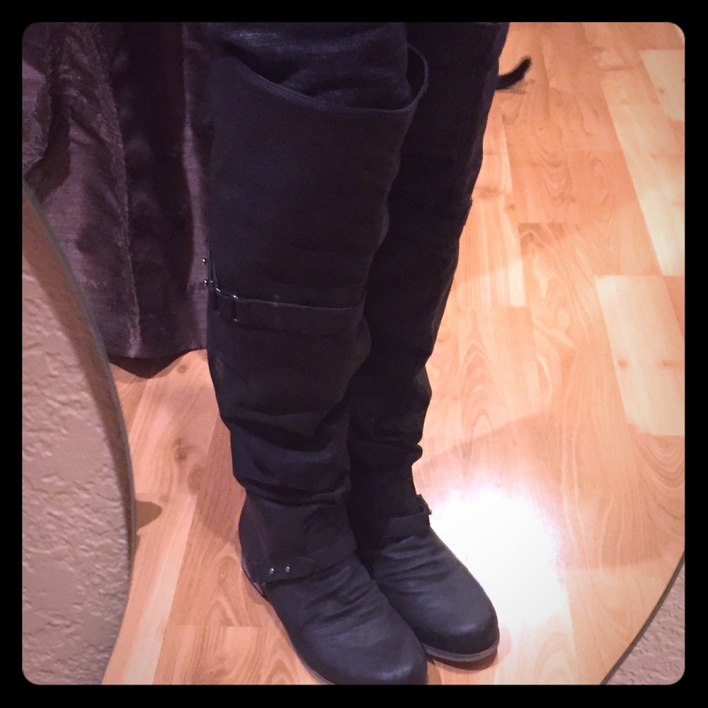 Knee high boots