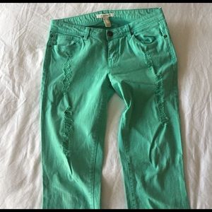 Teal Skinny Jeans