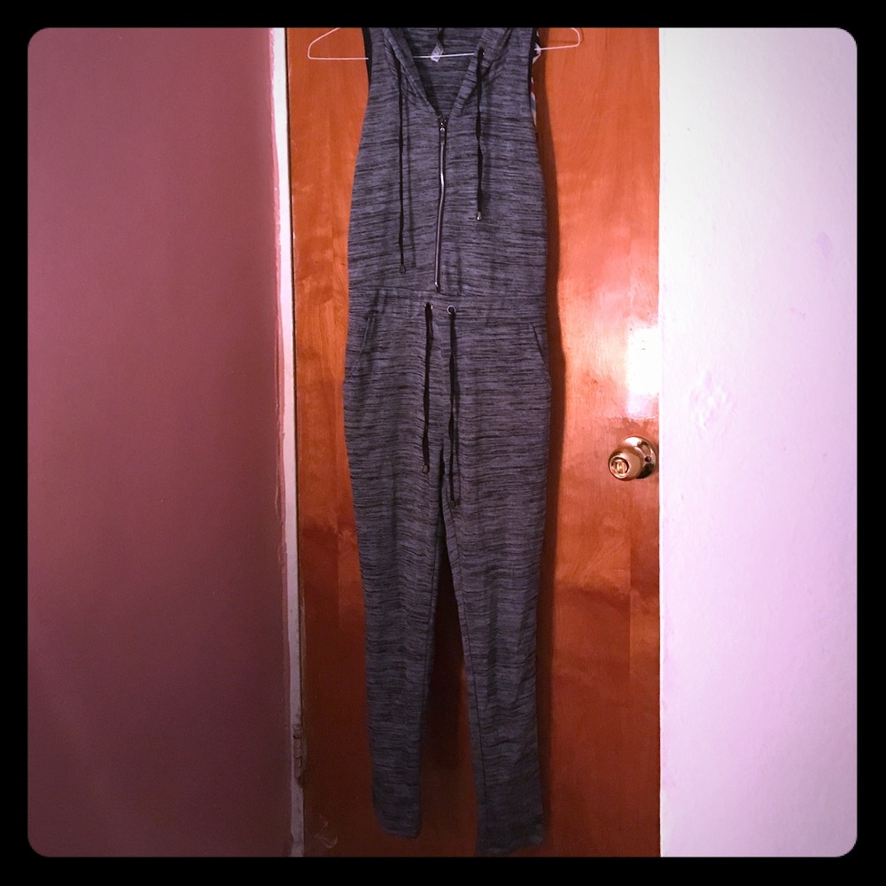 Blue jumpsuit