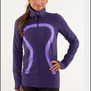 Lululemon In Stride jacket, dense/power purple, 4.