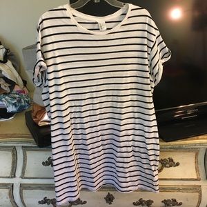 Striped T Shirt Dress