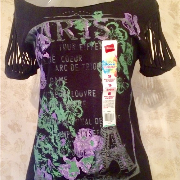 GORGEOUS CUT AND WEAVED TEE OR BEACH COVER-UP - Picture 2 of 2