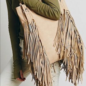 Free People Vegan Crazy Heart Tote