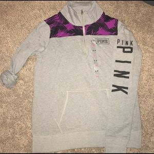 PINK purple/grey sweater