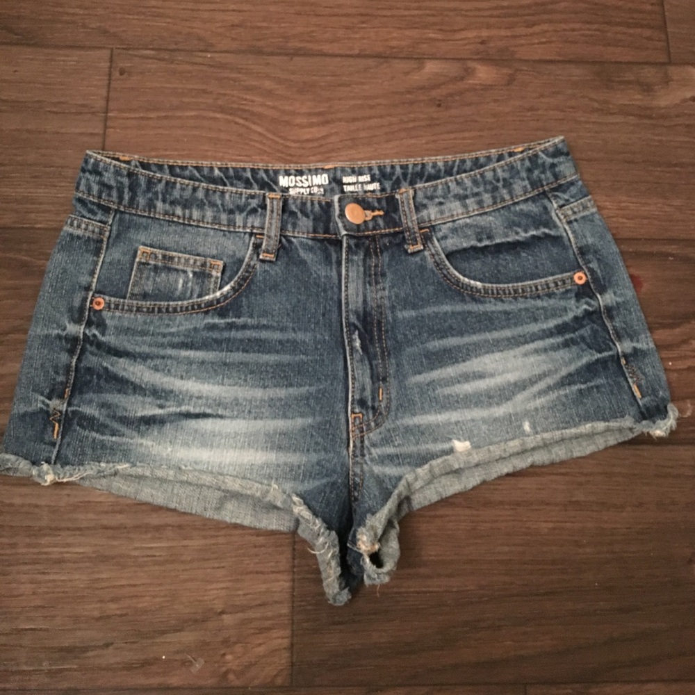 High rise shorts