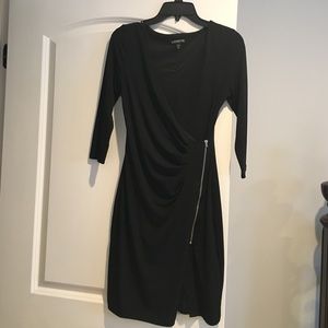 Express black spandex mini dress