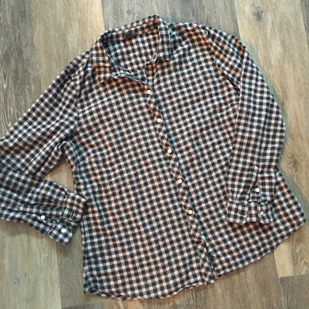 Eddie Bauer plaid shirt