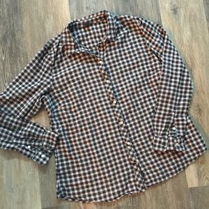 Eddie Bauer plaid shirt