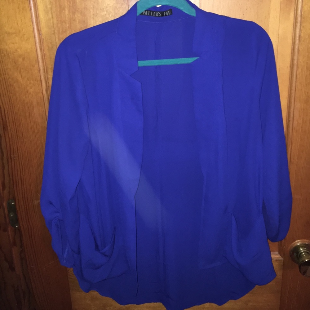 Royal blue blazer