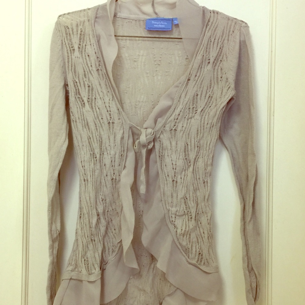 Simply Vera, Vera Wang light cardigan🌺