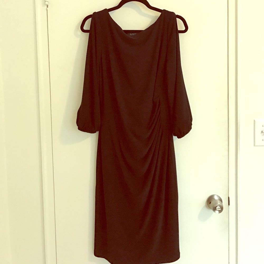 NEW Ralph Lauren open sleeve formal dress