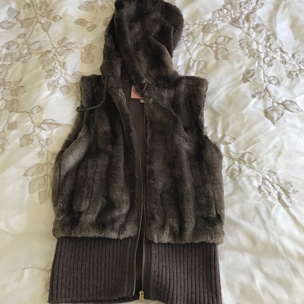 juicy  couture fur vest