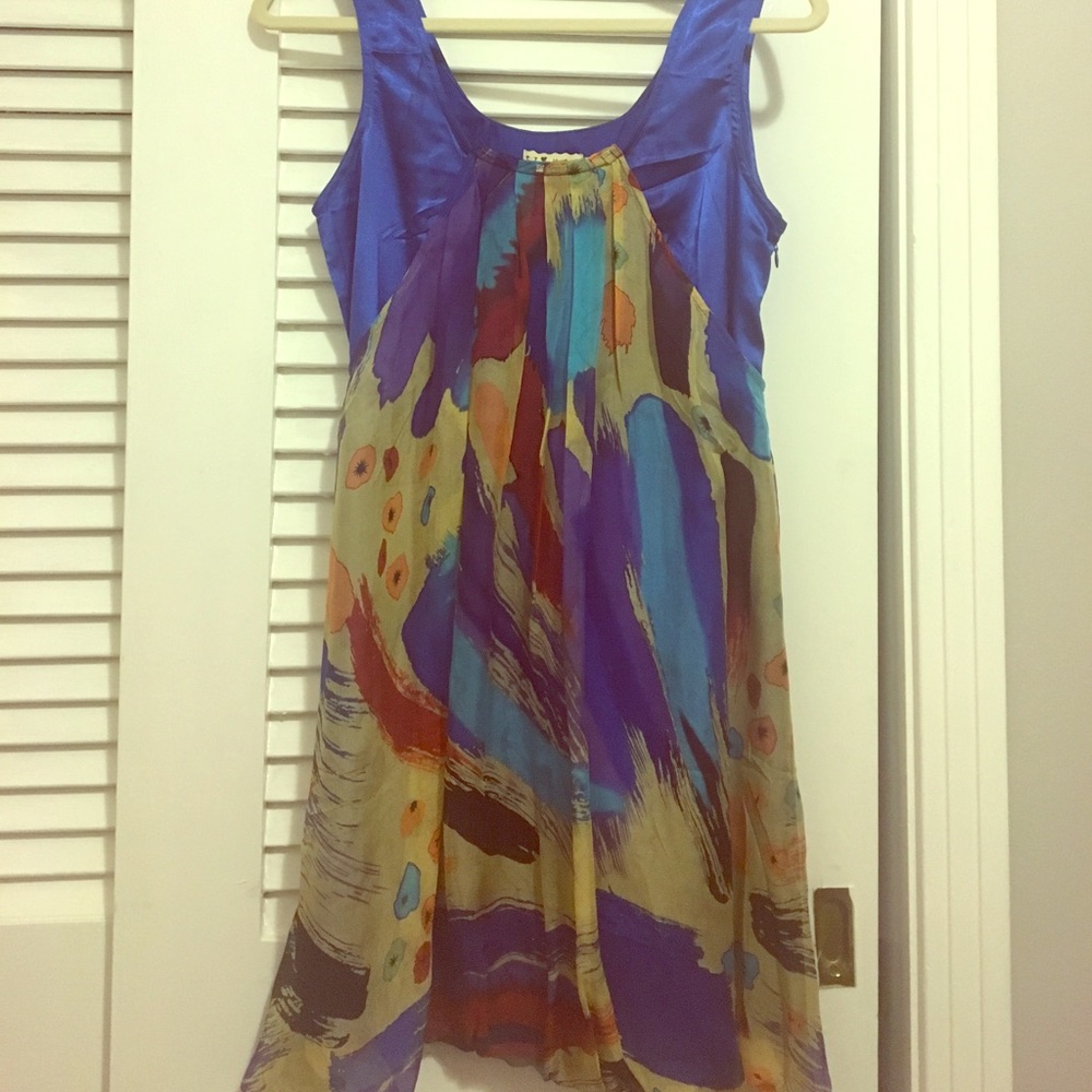 Fun multi color party dress