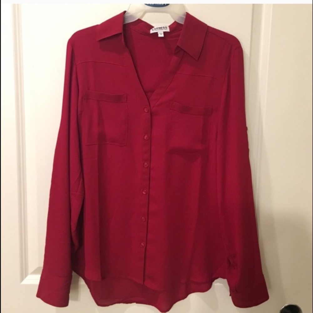 Deep red Express Portofino top