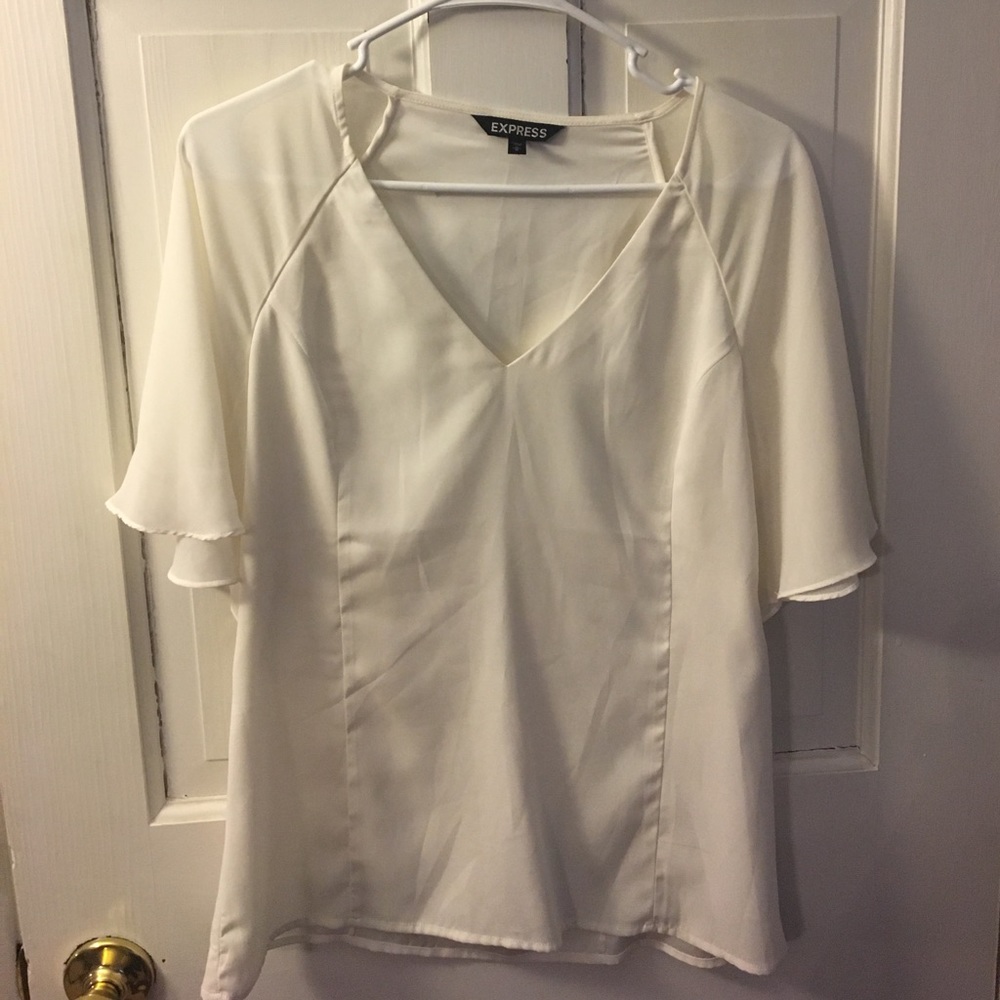 Express white top