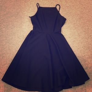 Urban Outfitters backless little black dress.