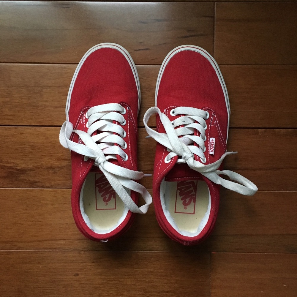 Vans Red authentic original sneakers