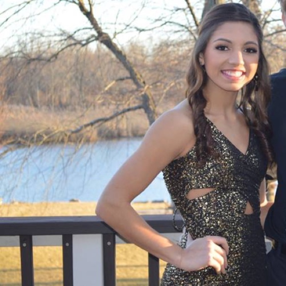 Black & Gold Dress