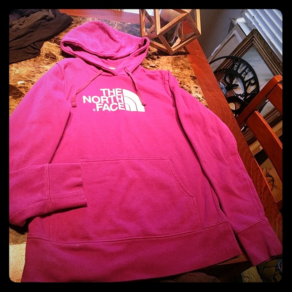 North face sweatshirt fuscia purple small
