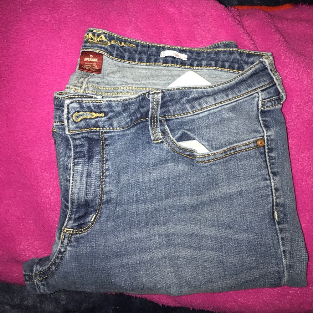 Arizona bootcut jeans!