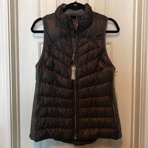 Lightweight gray winter vest
