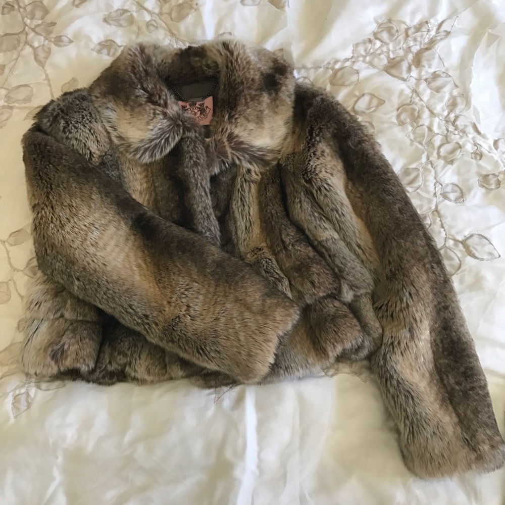 Brown fur coat
