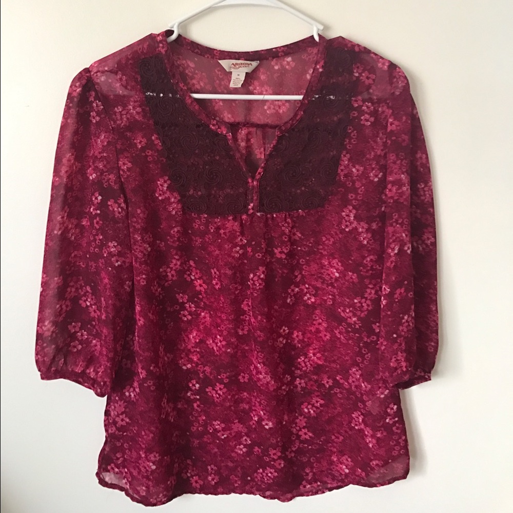 Arizona jeans floral blouse