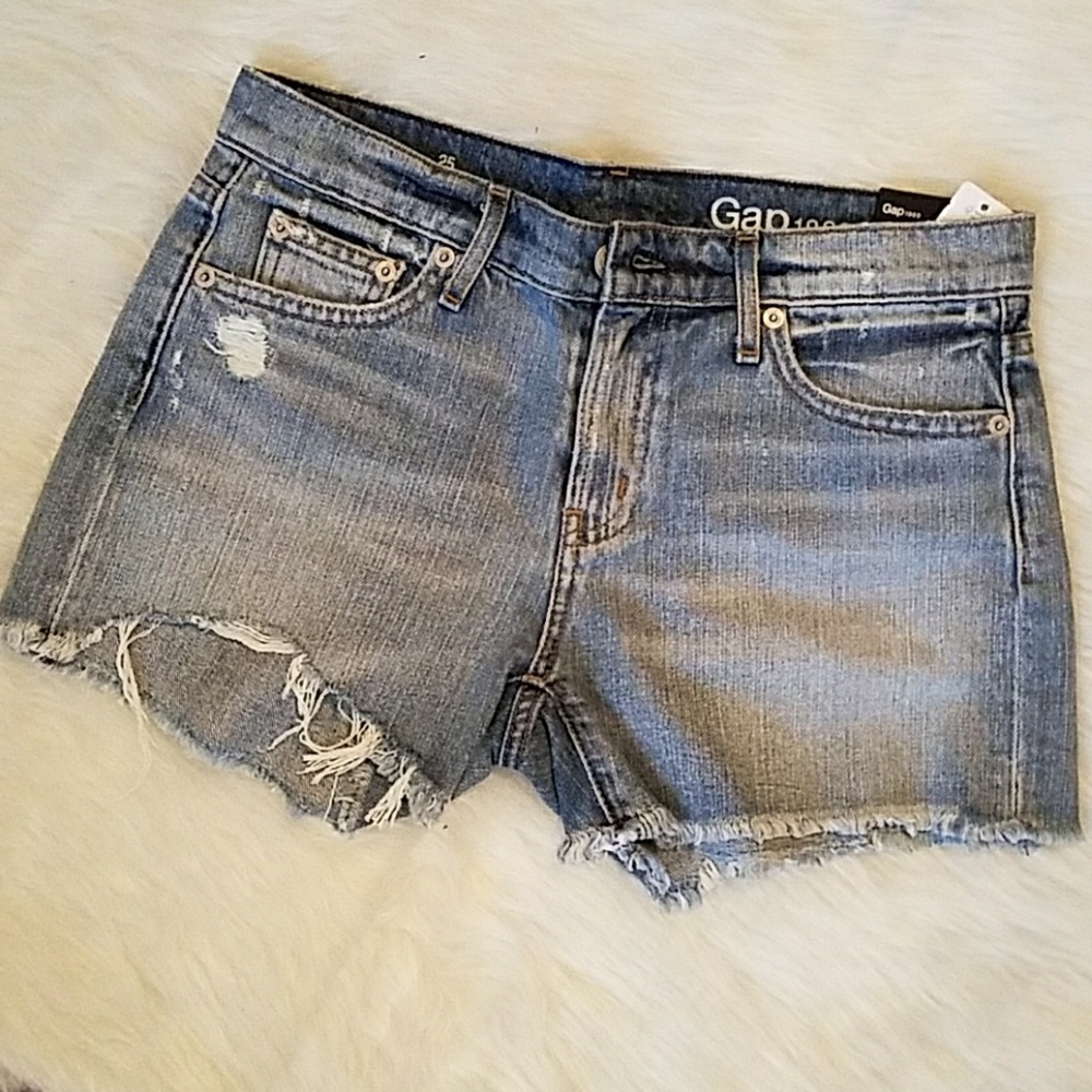 GAP Girlfriend Denim Shorts