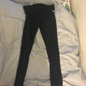 PINK Victoria's Secret Black Yoga Pants