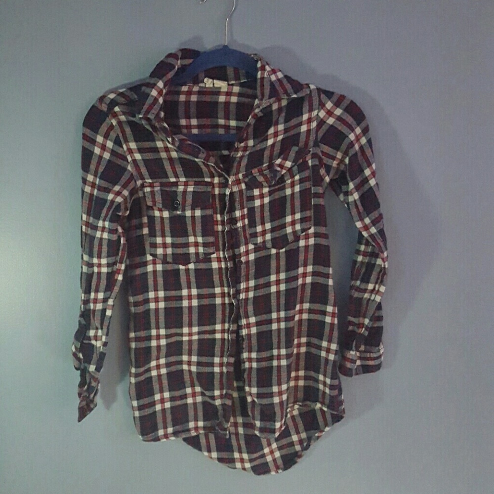 Plaid Flannel Size XS Shirt