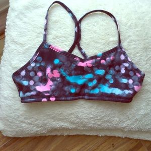 Ivivva mulit colored sports bra