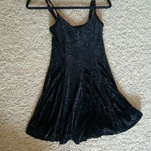 Brandy Melville velvet mini dress