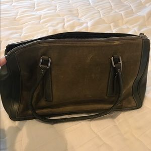 Coach suede handbag