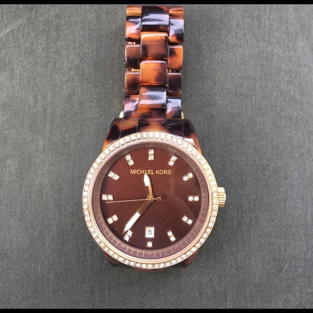 Used Michael Kors Tortoise Watch