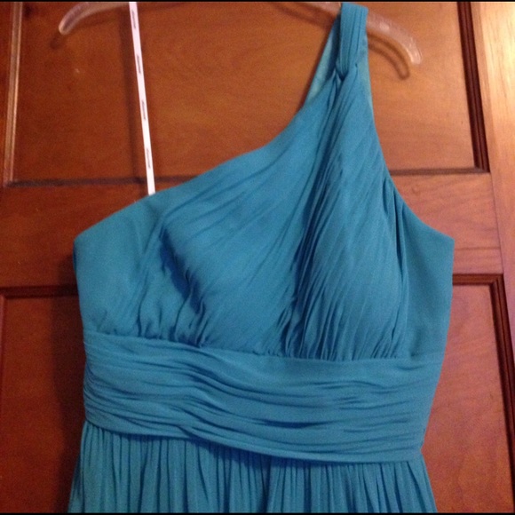 Donna Morgan one shoulder dress. - Picture 2 of 3