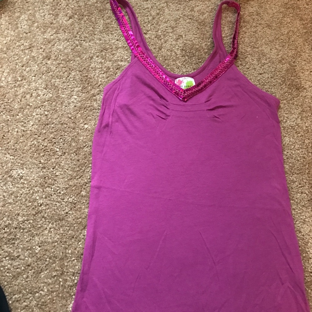 Free people sequin tank