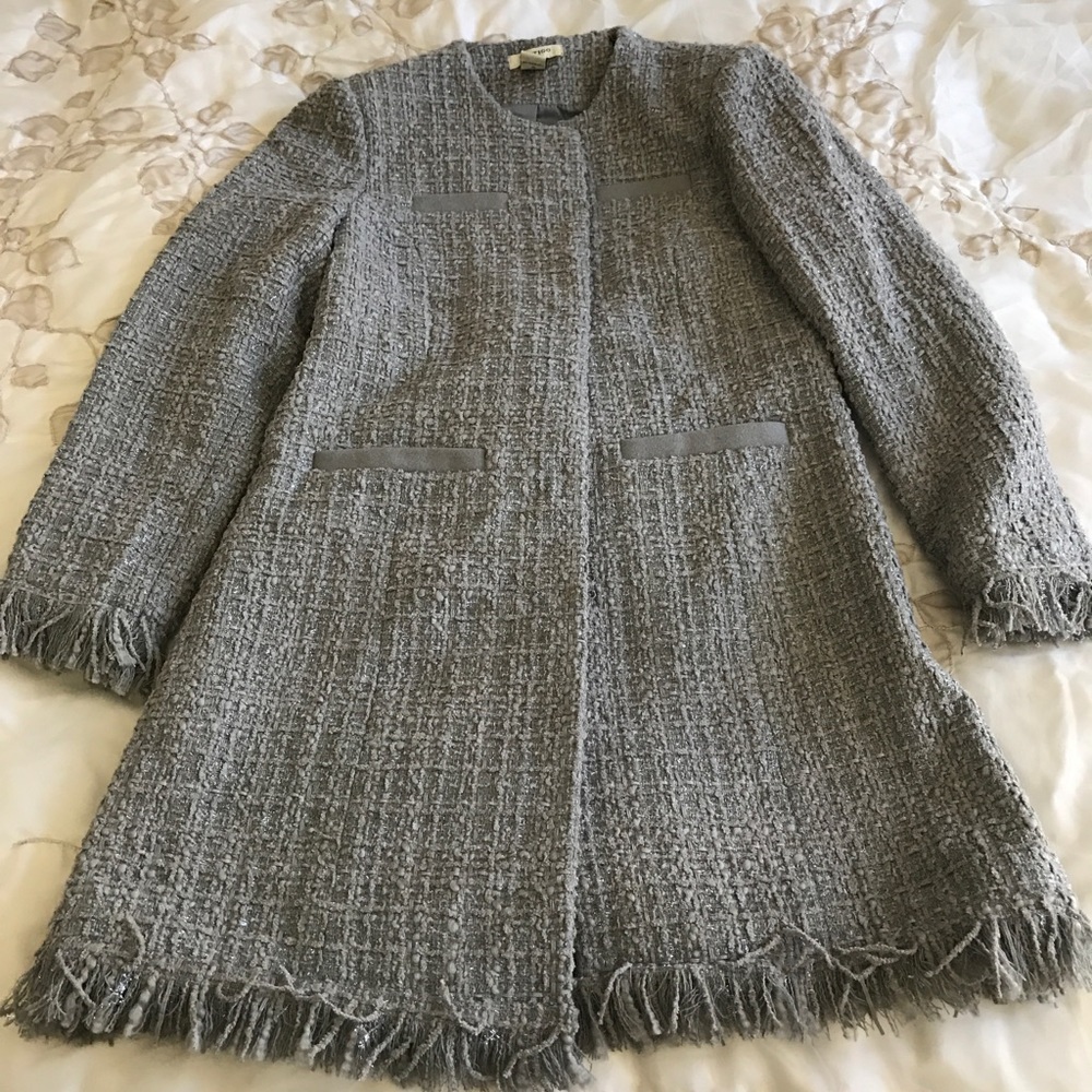 Gray fashion coat