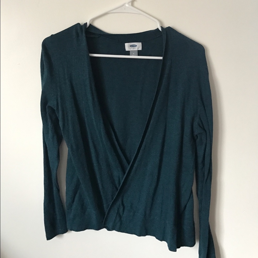 Old navy teal cardigan