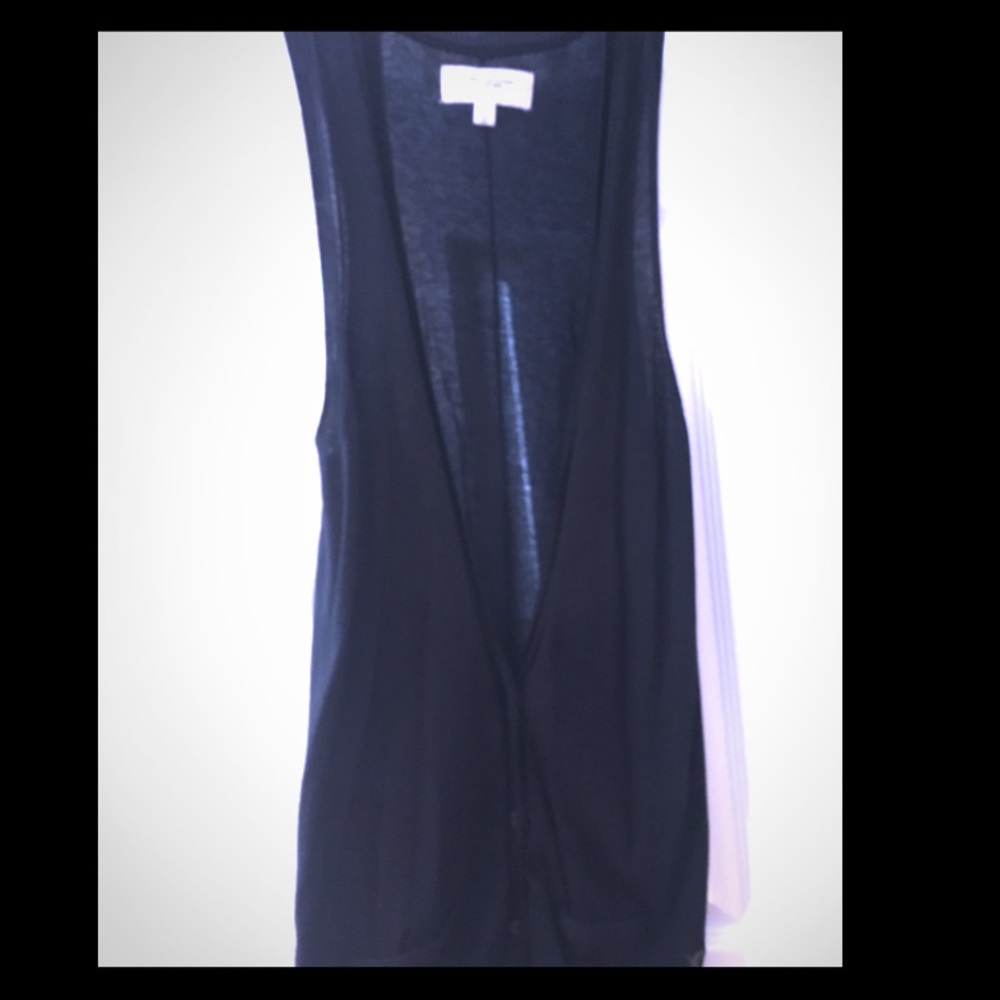 American Eagle black sweater vest