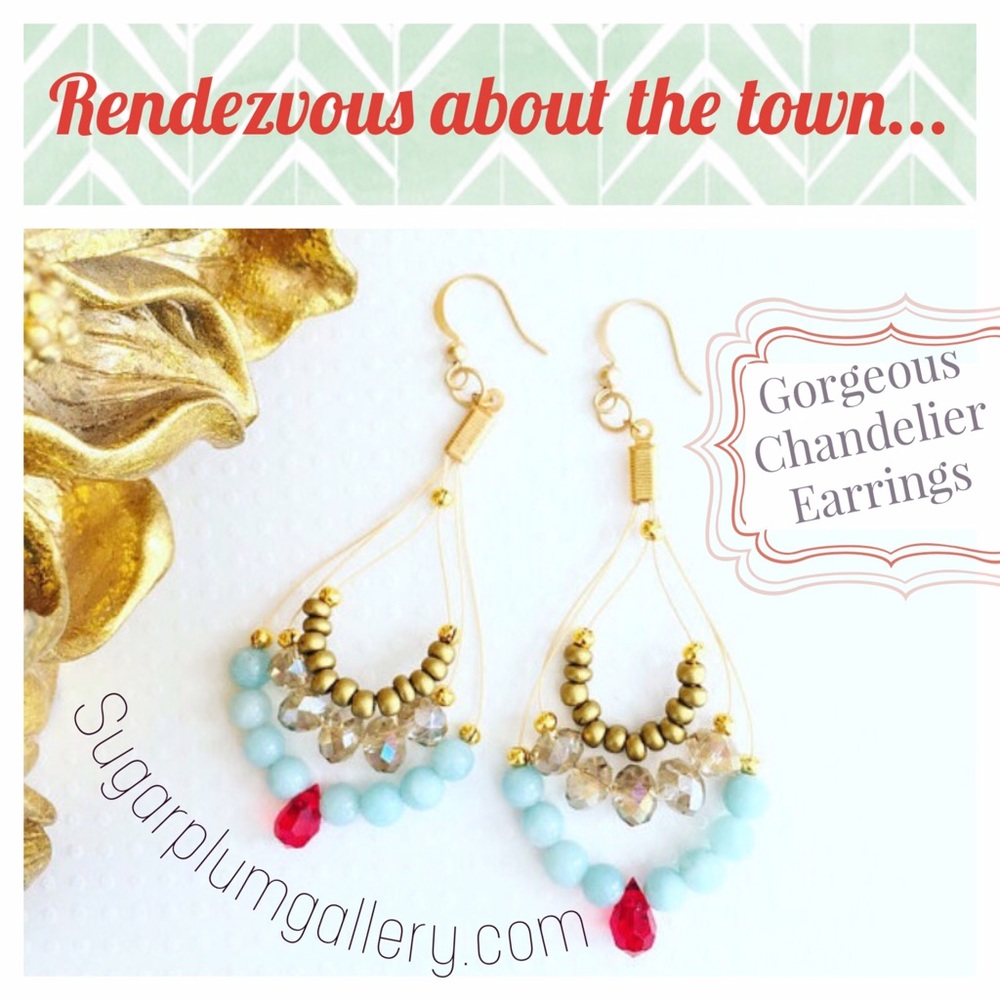 NEW!!! Sugarplum Gallery • Chandelier Earrings