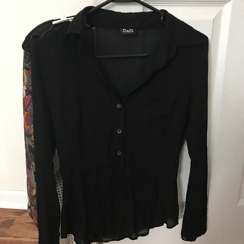 D&G silk blouse