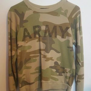 Army camo sweater